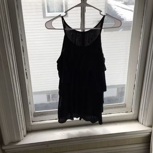 Ann Taylor Loft Ruffle Tank - size M